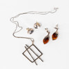 Smycken, silver, 3 delar