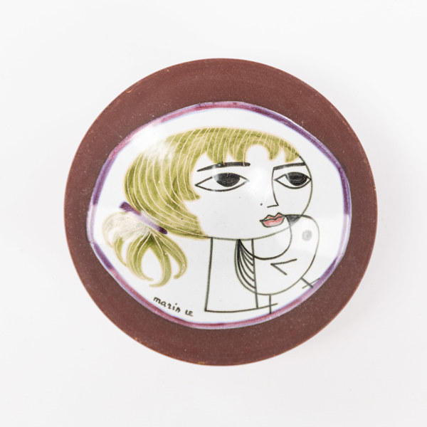 Mari Simmulson, skål, Upsala-Ekeby, Ø 16 cm