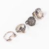 Ringar, 7 st, silver, vikt 34,7 gram