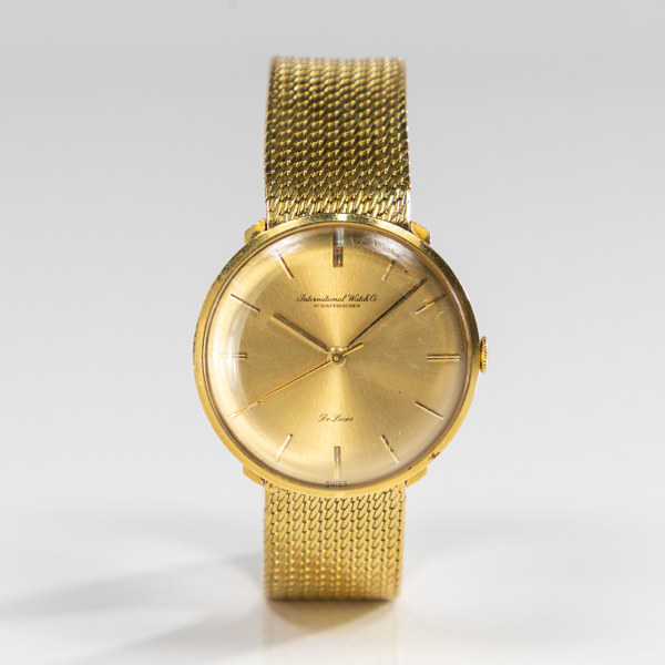IWC, De Luxe Automatic, 18k guld, 18k länk, 60-tal