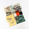Diverse äldre fordonslitteratur, broschyrer, reklamblad, m.m., 1930-60-tal