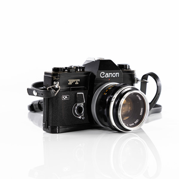 Systemkamera, Canon, FT QL, 2 objektiv, 60/70-tal, Japan