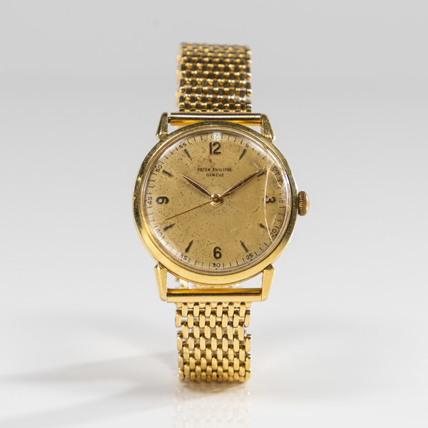 Patek Philippe, Calatrava, 35 mm, 18k guld, länk 18k guld, 50-tal