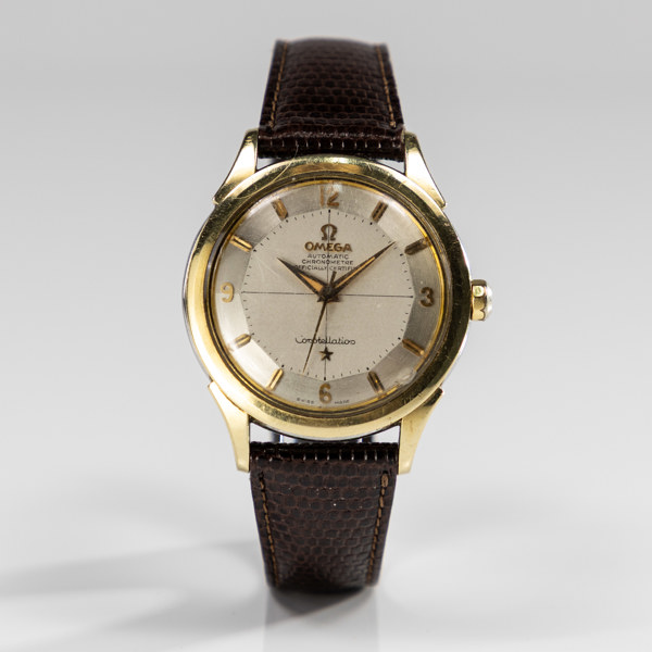 Omega Constellation, 35 mm, guld på stål, 1958