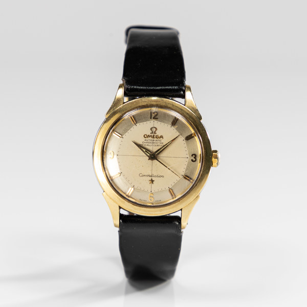 Omega, Constellation, 35 mm, guld på stål, 1958