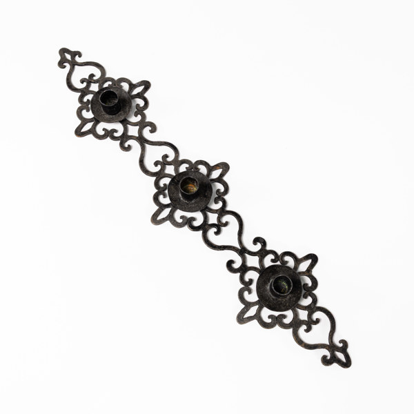 Ljusstake, smide, längd 56 cm