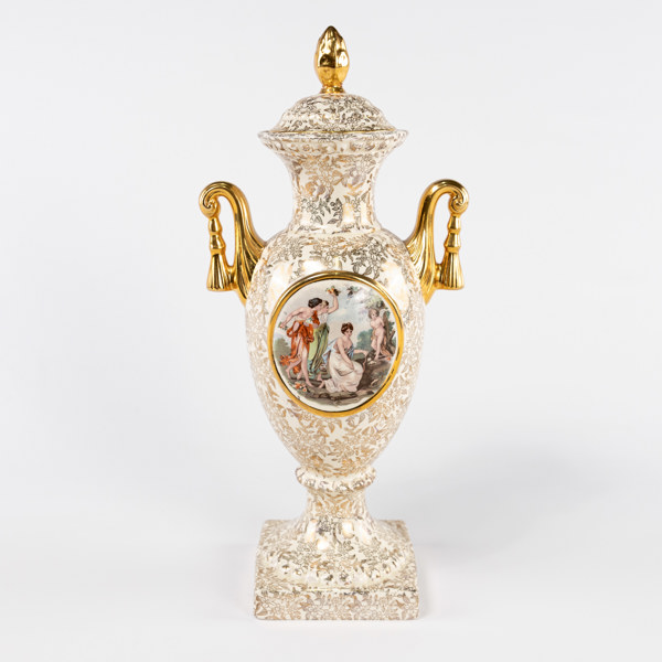 Lockurna, porslin, Empire, England, höjd 37,5 cm