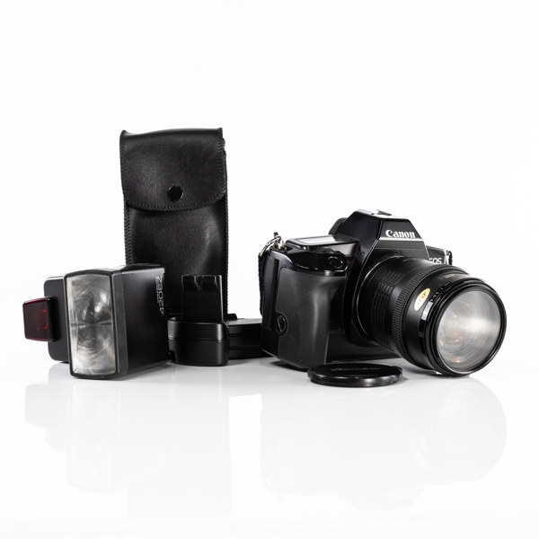 Systemkamera, Canon, EOS 650, 35-105 mm, blixt, 80/90-tal, Japan