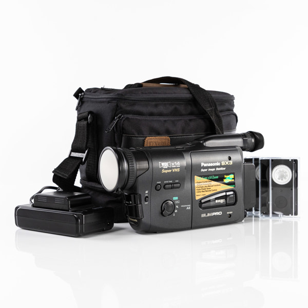 Videokamera, Panasonic, SX3, tillbehör, 90-tal, Japan