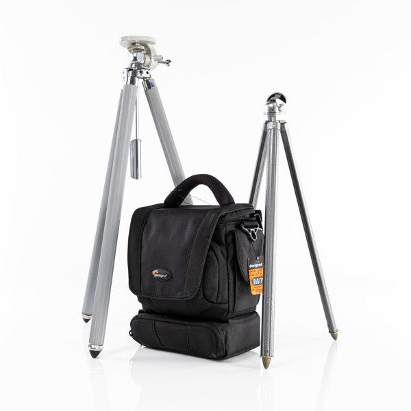 Stativ, kameraväska, 3 delar, bl a Lowepro
