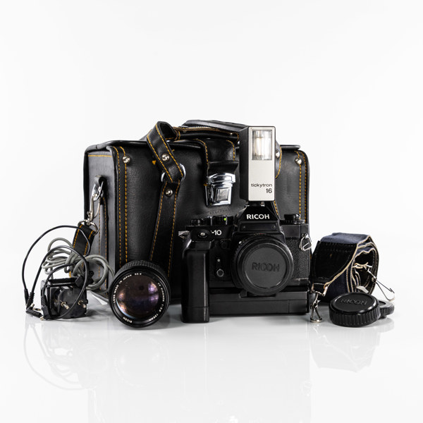 Systemkamera, Ricoh, KR-10, 2 objektiv, 80-tal, Japan