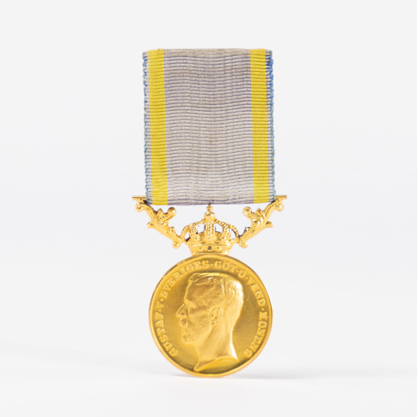 Medalj, 23/18k guld, 16,8 gram