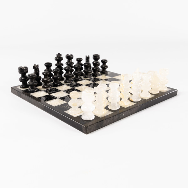 Schackspel, sten, Mexico, 26 x 26 cm