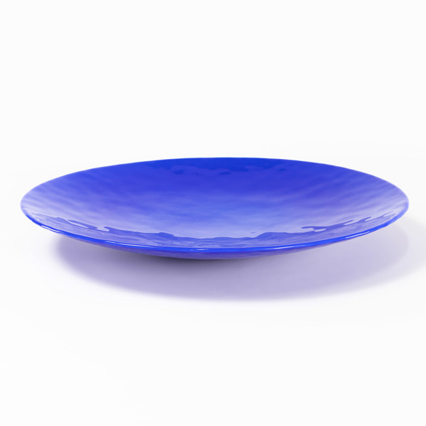 Eva Englund, stort fat, "Indigo", Målerås, Ø 45 cm