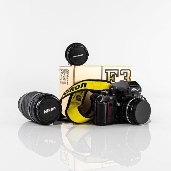 Systemkamera, Nikon, F3 HP, 3 objektiv, 80-tal, Japan