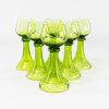 Remmare, 6 st, grönt glas