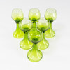 Remmare, 6 st, grönt glas