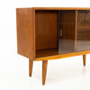 Mindre skåp, med glasdörrar, teak, Danmark