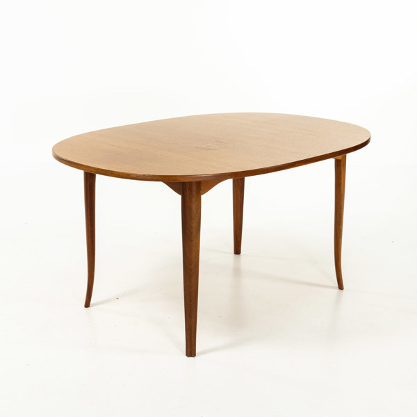 Carl Malmsten, soffbord, teak, "Ovalen", Åfors Möbelfabrik