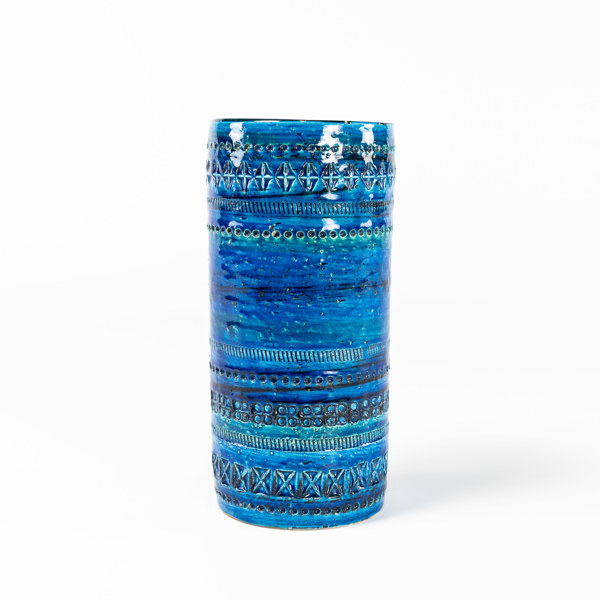 Aldo Londi, vas, "Rimini Blue", Bitossi, höjd 23 cm