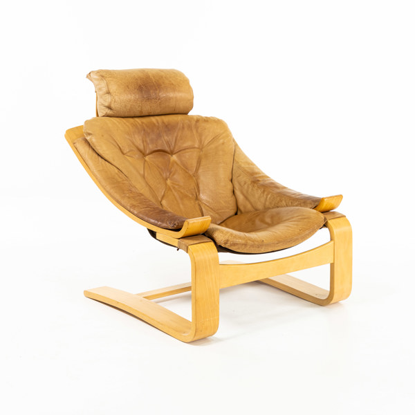 Åke Fribyter, fåtölj, "Kroken", Nelo Möbler