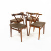 Henning Kjærnulf, stolar, 4 st, "Modell 255", Bruno Hansen, Danmark