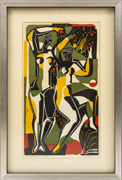 Bertil Gadö, litografi, signerad, numrerad 183/200, 37 x 54 cm