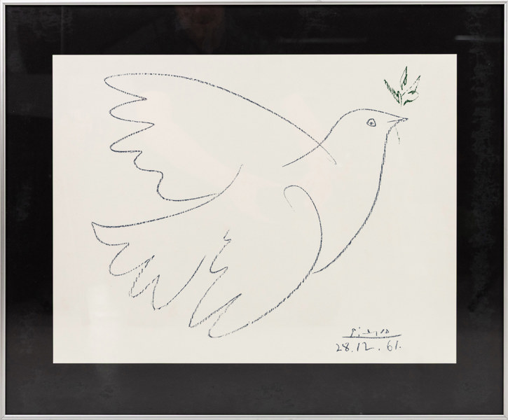 Pablo Picasso, (e.), tryck, signerad i trycket, 61 x 50 cm