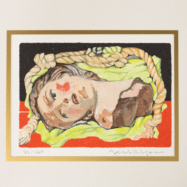 Axel Olson, litografier, 8 st, X/260, 21,5x16,5 cm