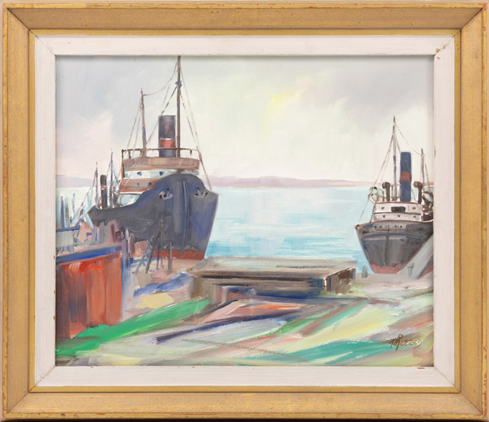 Pär Åkered, olja på duk, signerad, 58 x 50 cm