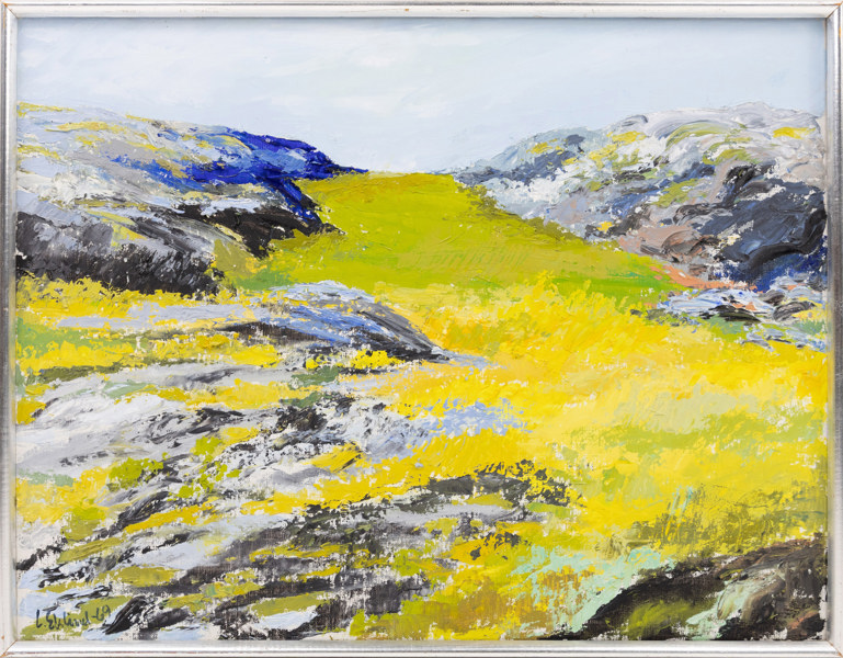 Lars Eklind, olja på duk, signerad, 62x49 cm