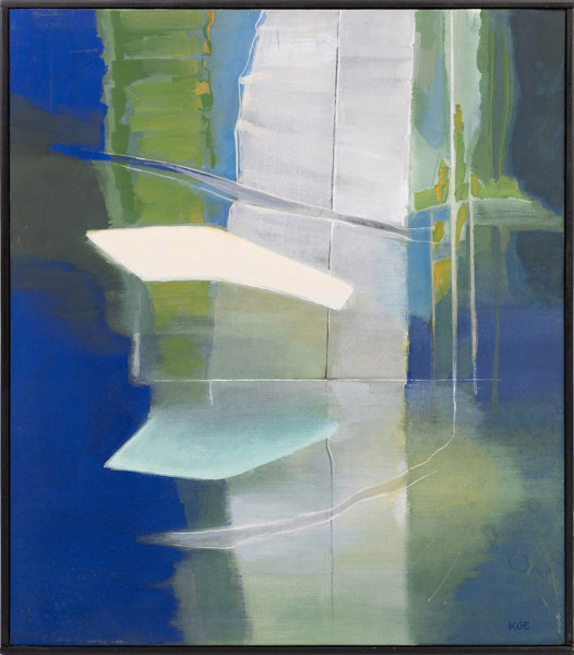 Kerstin Grundberg, olja på duk, signerad, 55x64 cm