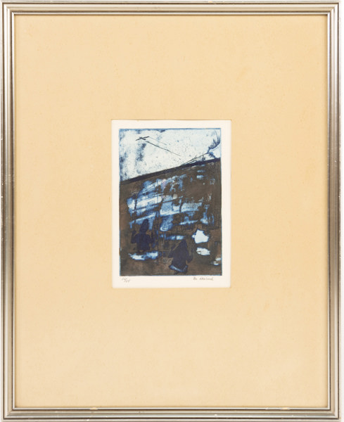 Bo Nerlund, etsning, signerad, numrerad 12/25, 42 x 52