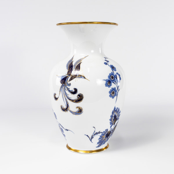 Golvvas, porslin, Schumann, Tyskland, höjd 45,5 cm