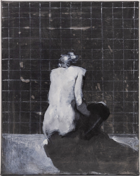 Oidentifierad konstnär, olja på duk, 40x50 cm