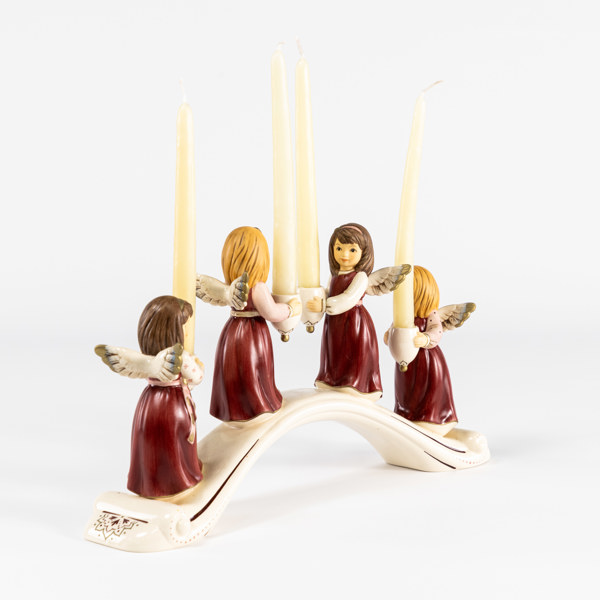 Adventsljusstake, Goebel, höjd 18 cm