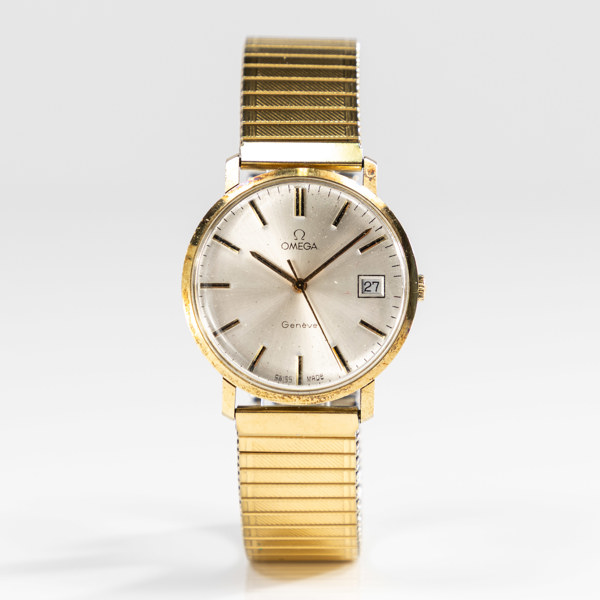 Omega, Genève, 34 mm, 14k guld, 70-tal