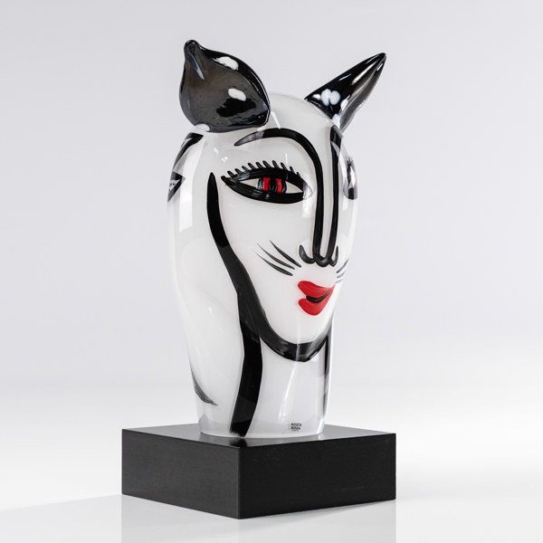 Ulrica Hydman-Vallien, skulptur, "Caramba", Kosta Boda