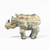 Skulptur, sten, noshörning, höjd 22 cm