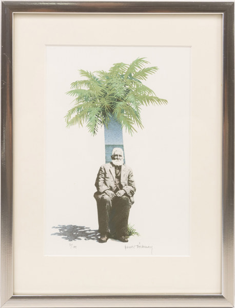 Bengt Böckman, litografi, signerad, numrerad 57/199, 32 x 43 cm