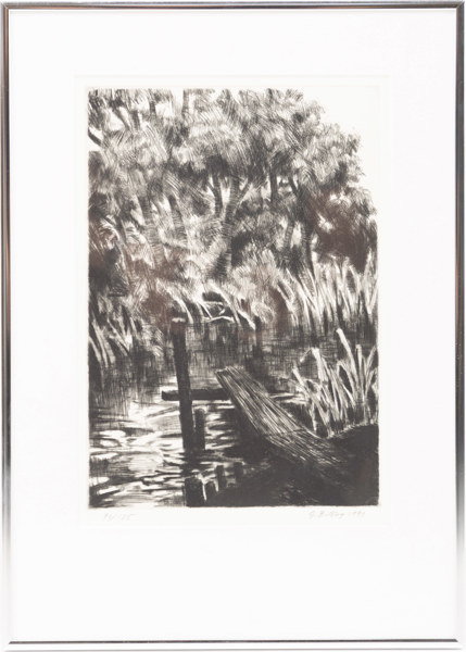 Göran Billing, etsning, signerad, numrerad 71/125, 33 x 46 cm