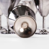 Cocktailglas, 12 st, vitmetall, Tesi, höjd 9 cm