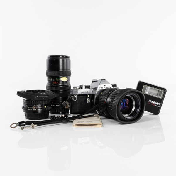 Systemkamera, Pentax, MX Asahi, 3 objektiv, 70/80-tal, Japan