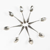Teskedar, 8 st, silver, vikt 105,6 gram