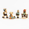 Figuriner, 4 st, Hummel, Goebel, högsta 11,5 cm