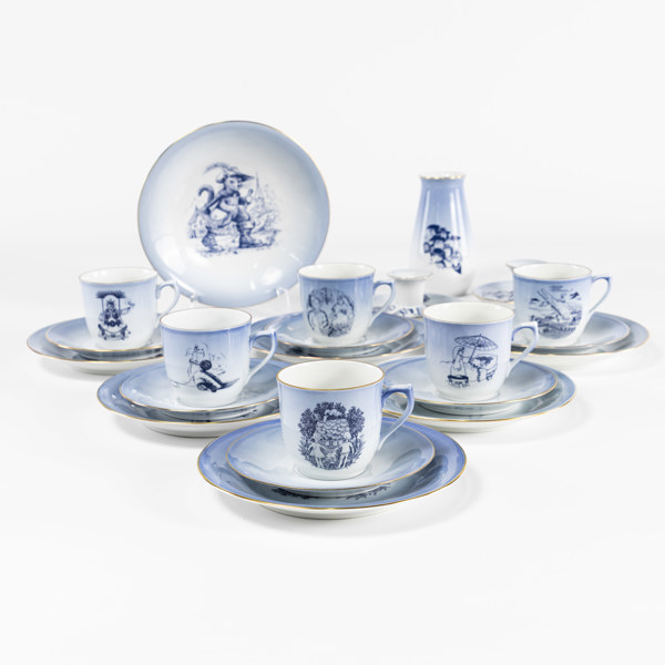 Kaffeservis, 22 delar, "Lucia", B&G