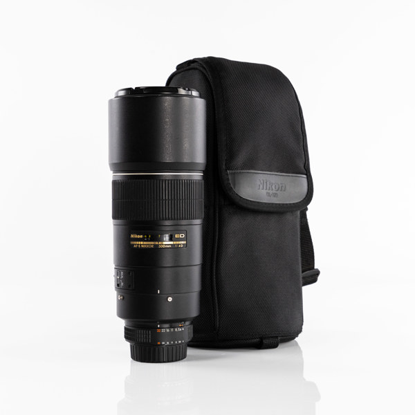 Objektiv, Nikon, AF-S Nikkor 300 mm/1:4D, med bärväska