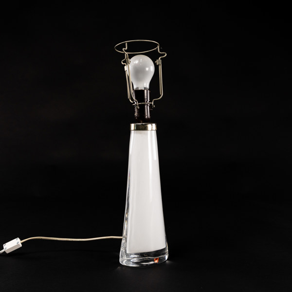 Carl Fagerlund, bordslampa, Orrefors, höjd 47 cm