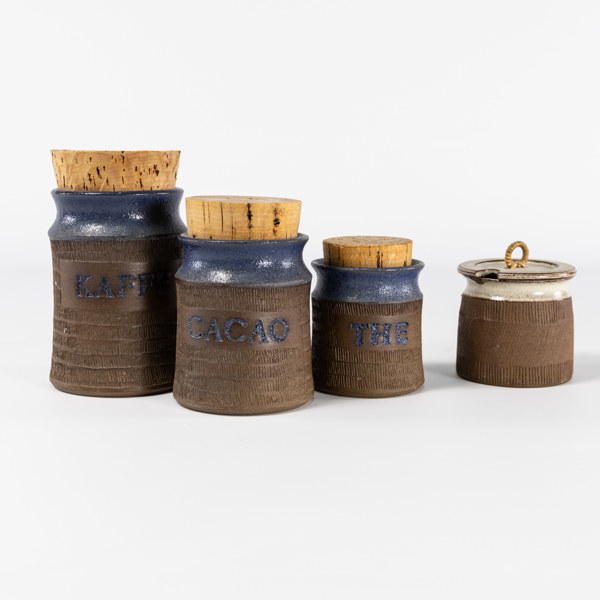 Signe Persson-Melin, kryddburkar, 4 st, högsta 18 cm