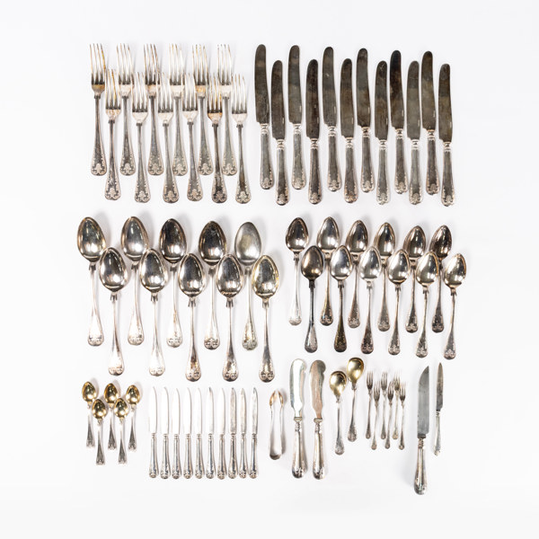 Bestick, 72 delar, nysilver